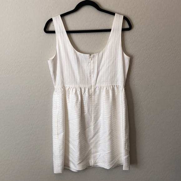 Theory White Sleeveless Mini Dress Size 10 - Picture 2 of 6